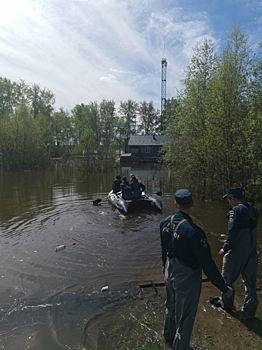 В пермском Соликамске из-за паводка подтоплены десятки домов
