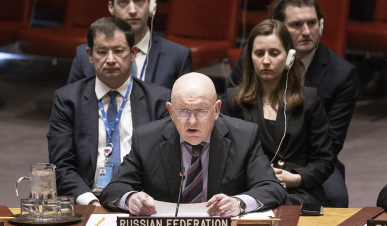 Небензя: СБ ООН должен безотлагательно рассмотреть вопрос санкций против Израиля