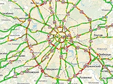 Москва встала в 8‑балльных пробках вечером в четверг