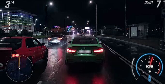 Блогер воспроизвёл игру Need for Speed на улицах Краснодара