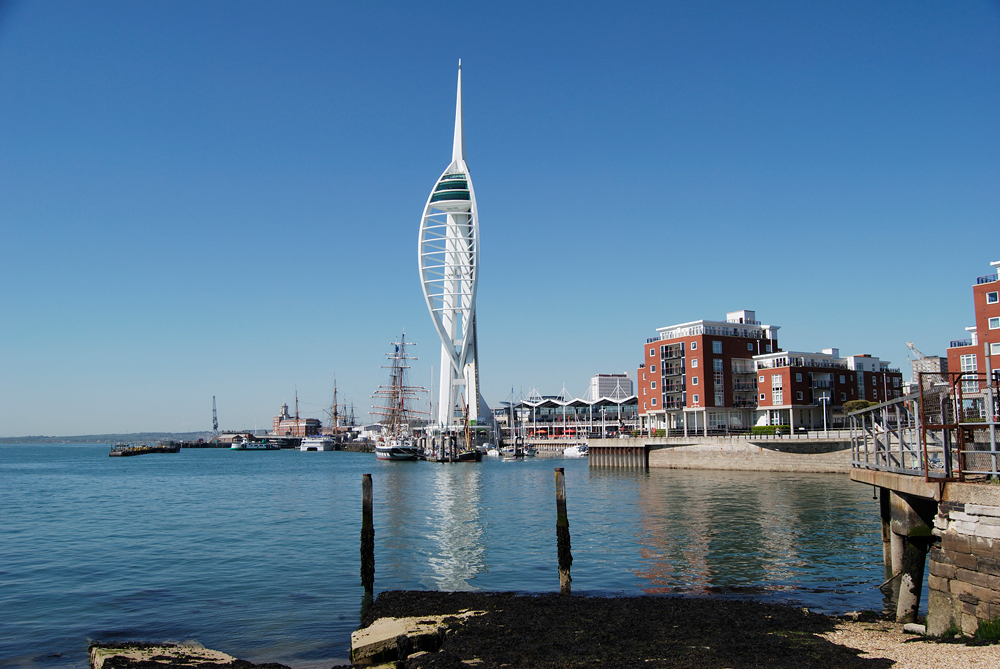 Смотровая башня Spinnaker Tower, Портсмут, Великобритания, Европа