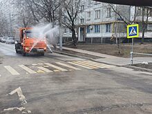В Марьиной роще коммунальщики продезинфицировали дороги