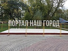 Сцену в сквере им.Федора Полетаева обезопасили