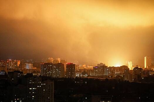 На видео ночных взрывов в Киеве заметили серьезные проблемы ВСУ