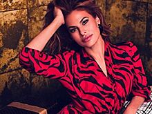 Ева Мендес демонстрирует самый актуальный «животный»принт