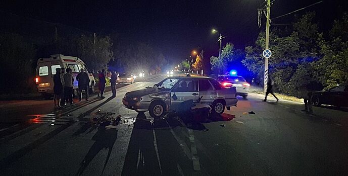 В ДТП в селе Кулешовка пострадал водитель мопеда