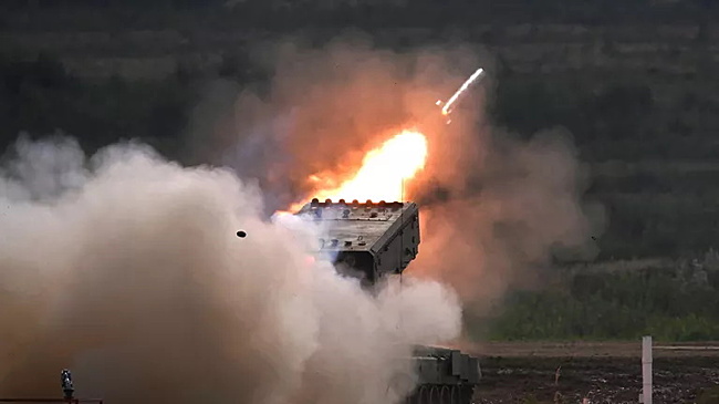 Удар «Солнцепека» по ВСУ на севере Украины попал на видео