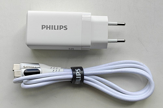 Philips Wall Charger и USB Cable: быстрая зарядка наглядно