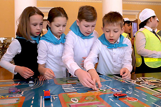 В Пушкине определили призеров районного слета‑конкурса юных инспекторов движения