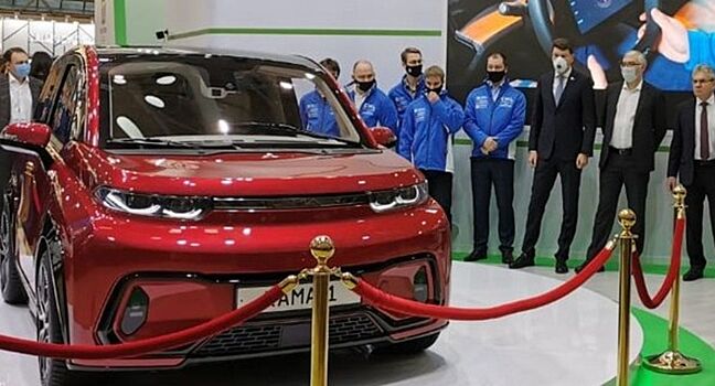 КАМАЗ показал на видео электромобиль КАМА-1