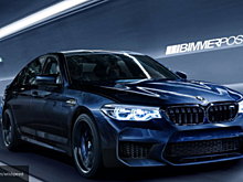 Обновленный седан BMW M5 «попался» на трассе в Нюрбурге