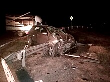 Под Астраханью очередная страшная авария. Столкнулись «ГАЗель» и «Nissan»