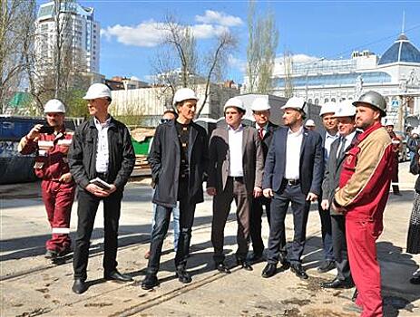 Депутаты губернской думы проинспектировали строительство новой станции метрополитена в Самаре