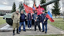 Жители поселения Киевский посетили торжественное открытие «Вахты Памяти»