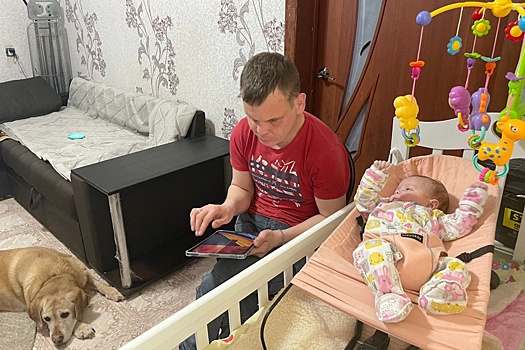 Незрячая семья Русаковых из Астрахани проголосовала на выборах президента России