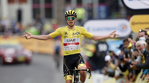 Тадей Погачар второй год подряд выиграл «Тур де Франс»