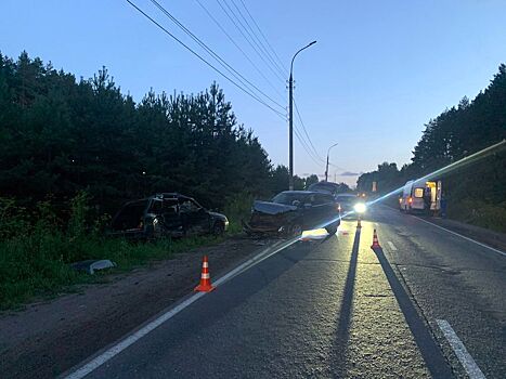 Ижевчанин пытался уйти от погони, но выехал на встречку и устроил ДТП