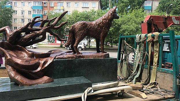 Первый памятник собаке появился в Хабаровском крае