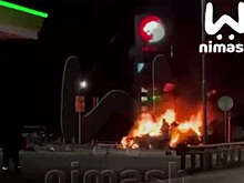 Mash: Audi влетела в заправку в Арзамасе и моментально вспыхнула