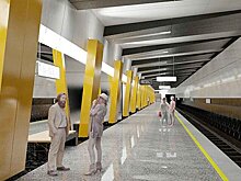 Бочкарев: На станции «Вавиловская» Троицкой линии метро более половины платформы готово в монолите