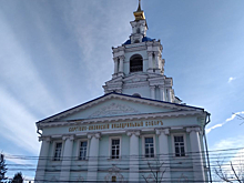 В Курске ремонтируют фасад Сергиево-Казанского собора
