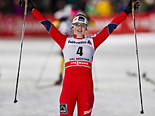 Эстберг одержала победу в гонке на 10 километров свободным стилем