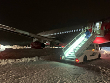 В Саранске из-за выкатившегося за пределы ВПП самолета закрыли аэропорт