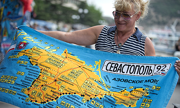Украинский телеканал проверят из-за карты без Крыма