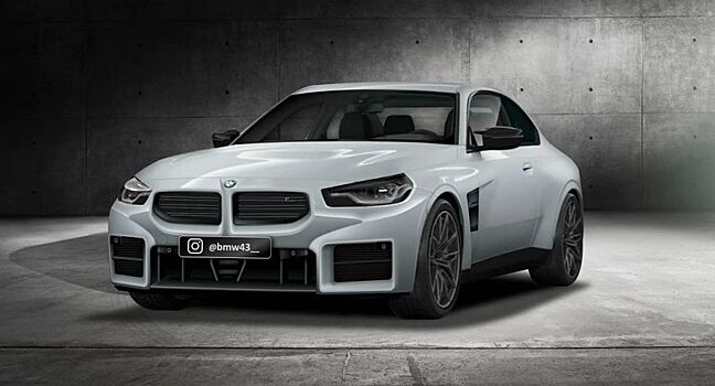 Появились первые фото переднего бампера нового BMW M2: он очень странный