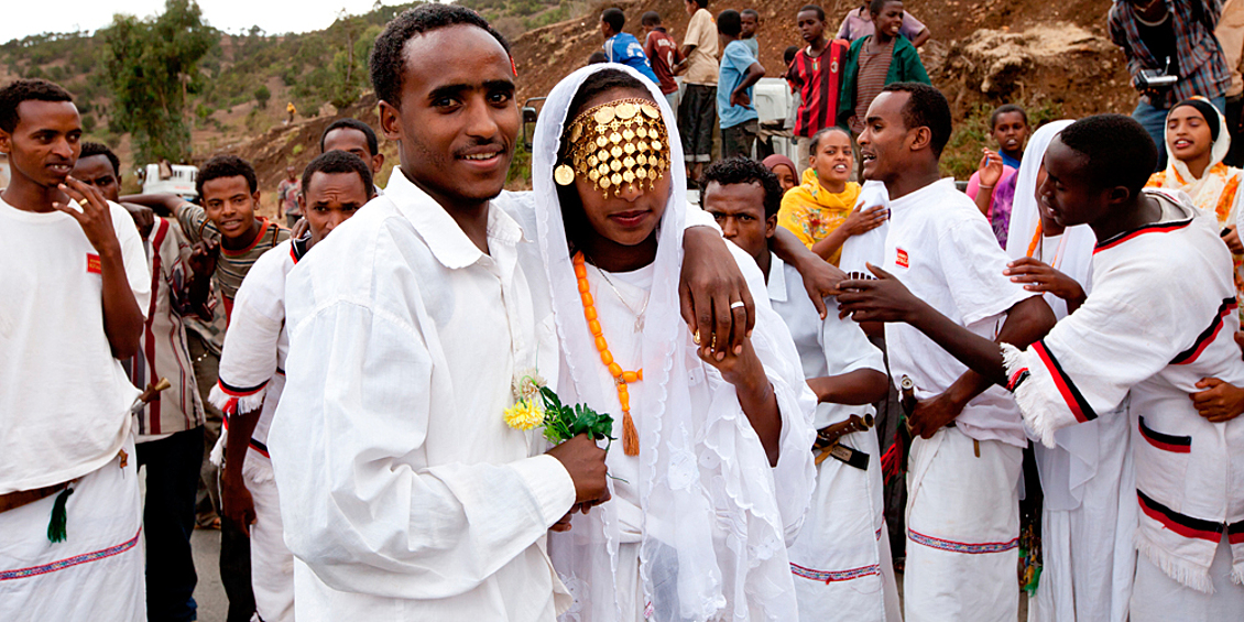 Традиционные свадебные торжества племени Оромо, Эфиопия, Африка