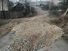 Лянгасовскую яму «накормили» щебнем