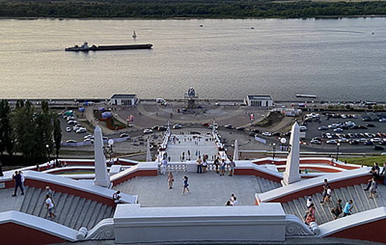 Чкаловскую лестницу в Нижнем Новгороде открыли для посещения
