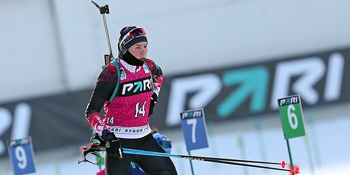 Наталия Шевченко победила в спринте на чемпионате России по биатлону