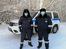 Сотрудники Госавтоинспекции в Югре оказали помощь на дороге