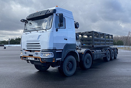 Белорусы показали новейший грузовик с колесной формулой 10х10