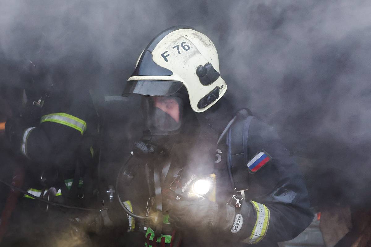 В Москве загорелся стрелковый клуб