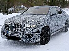 Mercedes-AMG GLE 63 Coupe попался во время зимних испытаний
