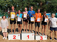 Теннисисты из Самары и Тольятти выиграли медали на песке в Рыбинске