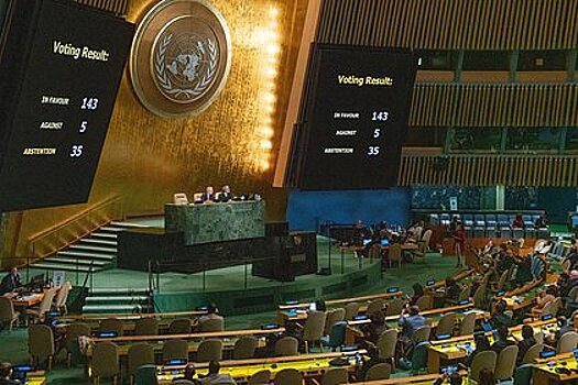 Сербия и Венгрия проголосовали за антироссийскую резолюцию в ООН