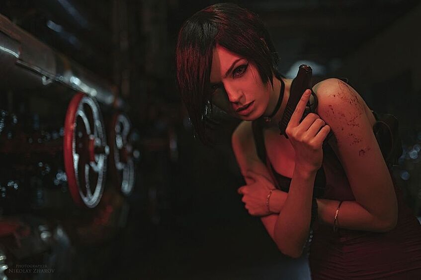 Косплей Ремейк Resident Evil 2, модель MightyRaccoon, фотограф Nikolay Zharov Photographer