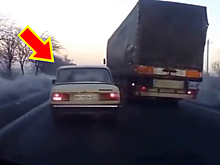 Опытные на “Жигулях” за фурами на плетутся!