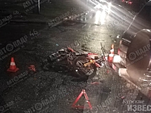 В Курске мотоциклист попал в ДТП