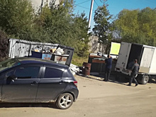 В Чигирях фотоловушка помогла выйти на нарушителей, которые выбросили мусор в чужие контейнеры