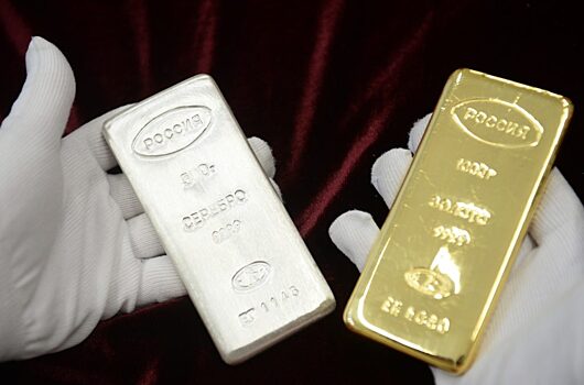 Серебро опережает золото