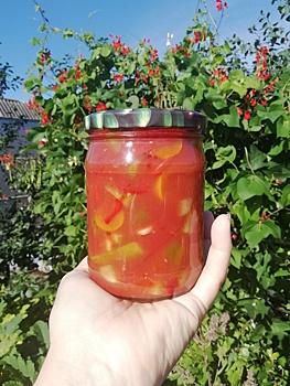 Если огурцы переросли: аппетитная заготовка с томатом