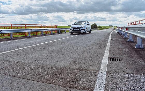 В Михайловском районе завершили ремонт моста через реку Кудесну