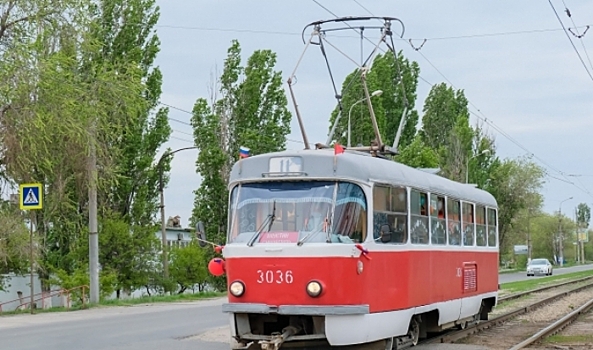 На юге Волгограда часть маршрута трамвая №11 заменят бесплатным автобусом