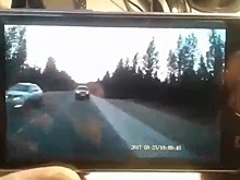 Лобовое столкновение Infiniti и микроавтобуса в Бурятии