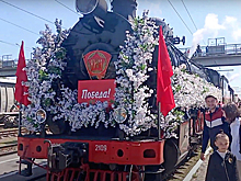 В Карачаево-Черкесию прибыл ретропоезд «Победа»