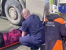 Мужчину на электровелосипеде сбил 50-тонный грузовик в Новосибирске